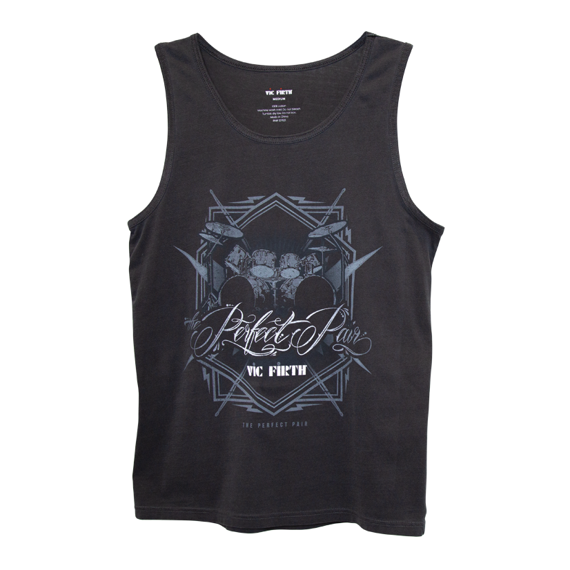 vic-firth-men-s-tank-top-tattoo-grafik-baumwoll-tank-top-herren image 1