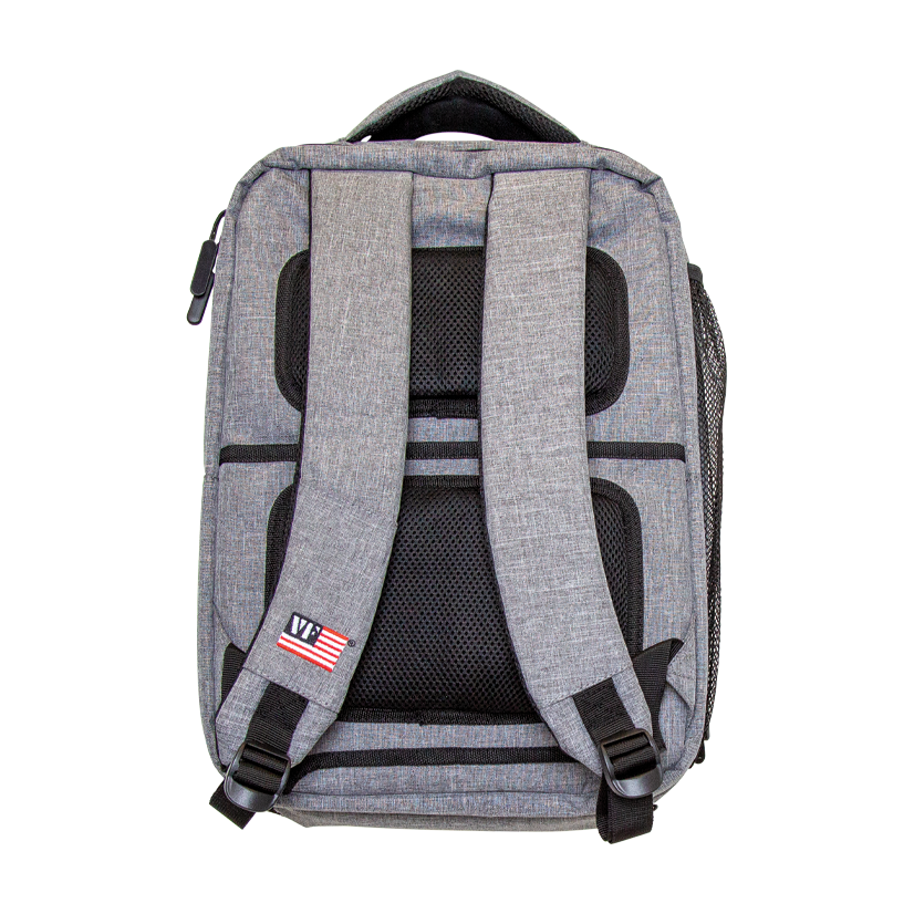 vic-firth-gray-travel-backpack-drummer-rucksack image 2