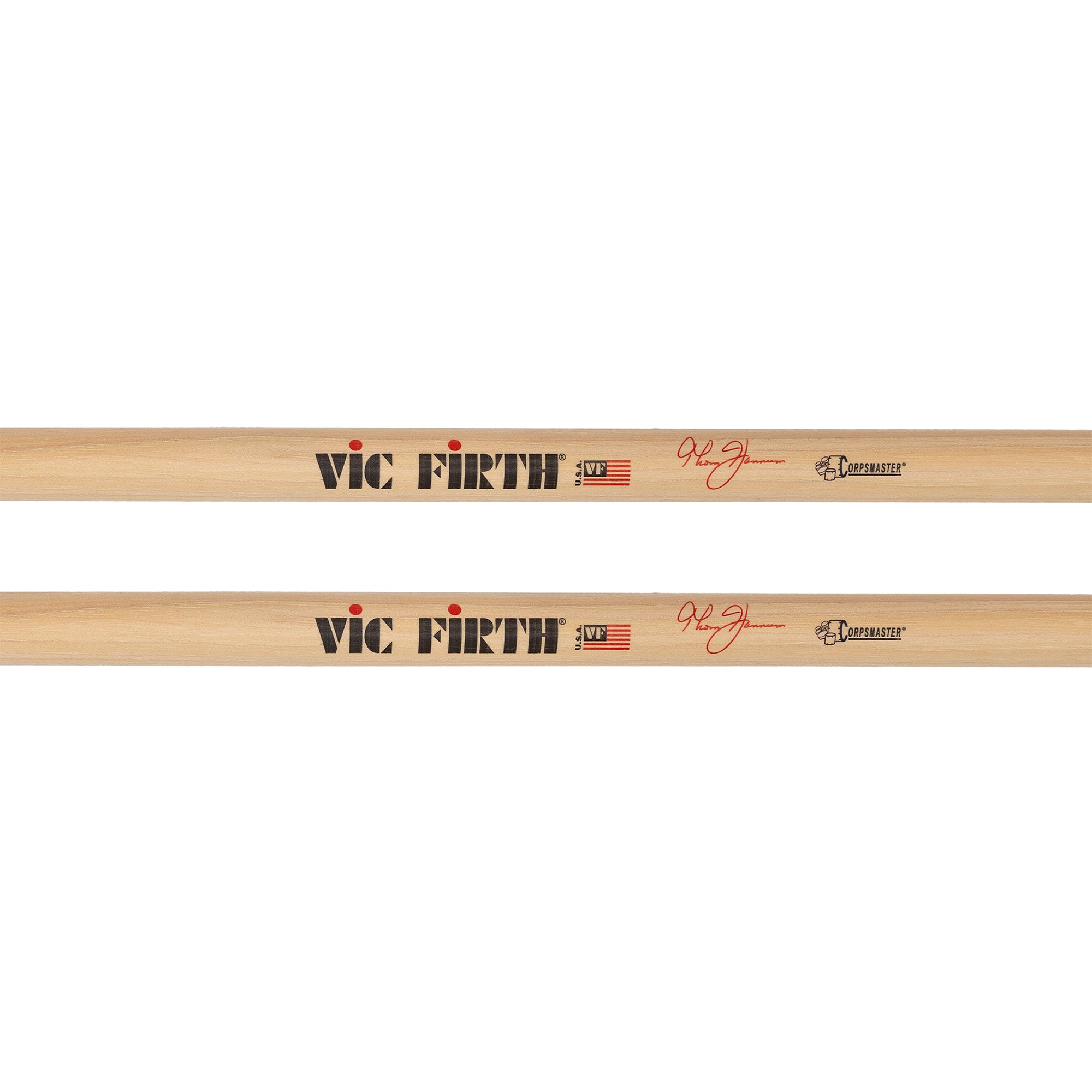 vic-firth-corpsmaster-thom-hannum-marching-snare-sticks image 2