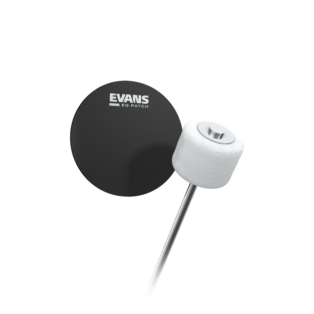 evans-eqpb1-eq-black-nylon-bass-drum-single-patch-einzelflick image 1
