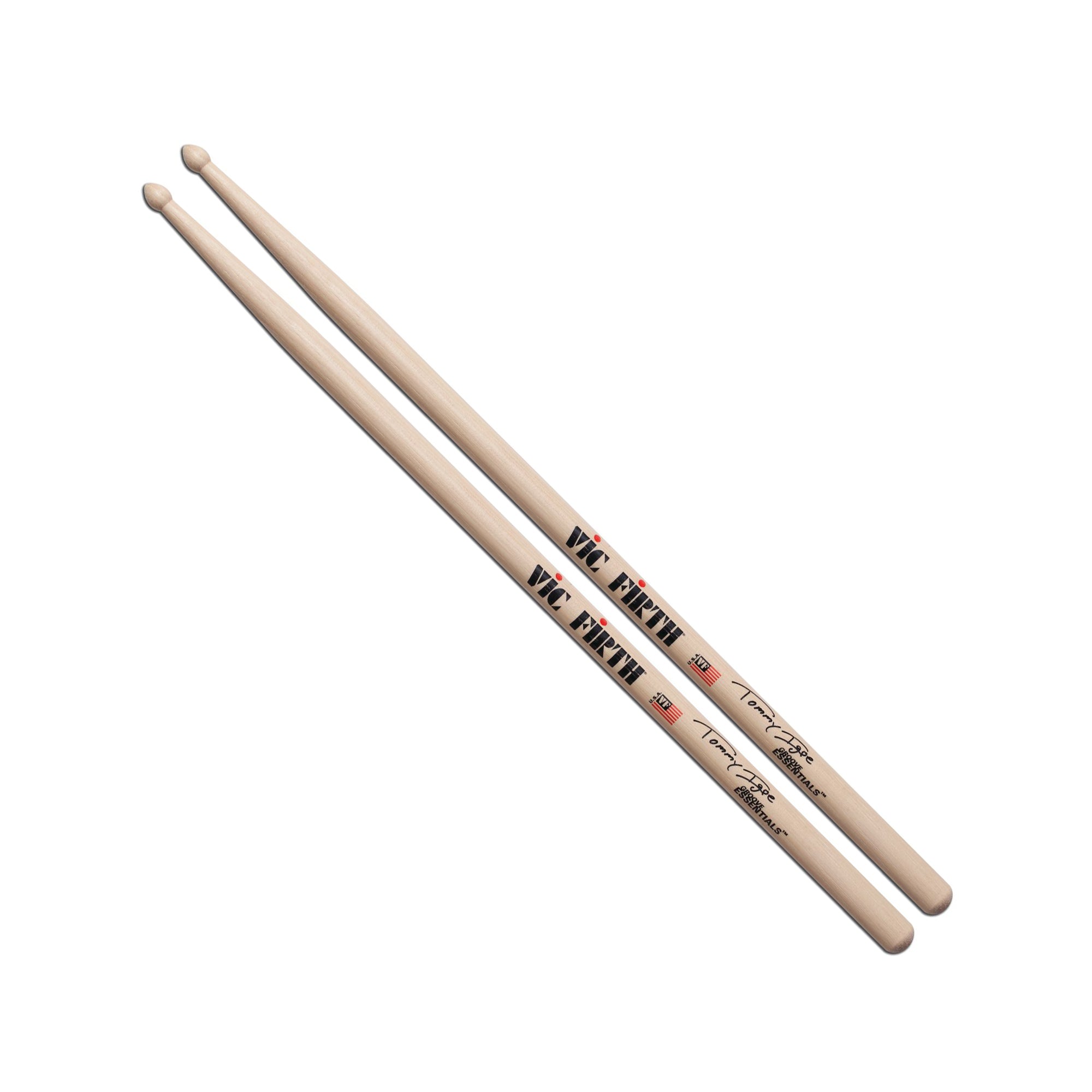 vic-firth-signature-tommy-igoe-drumsticks-taj-mahal-tip image 1