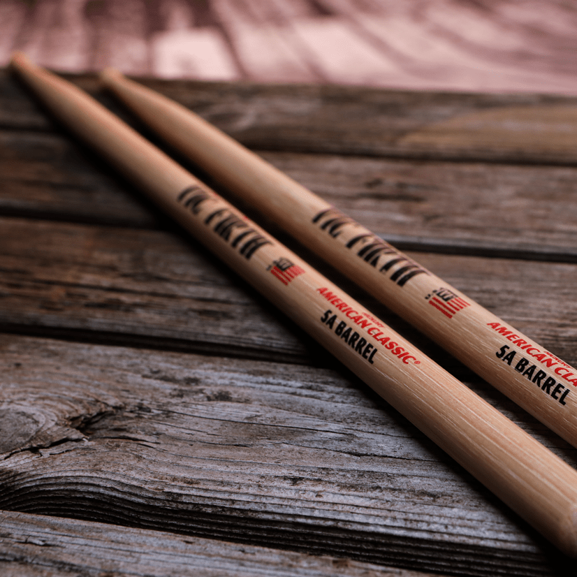 vic-firth-american-classic-5a-barrel-tip-drumsticks-hickory image 5