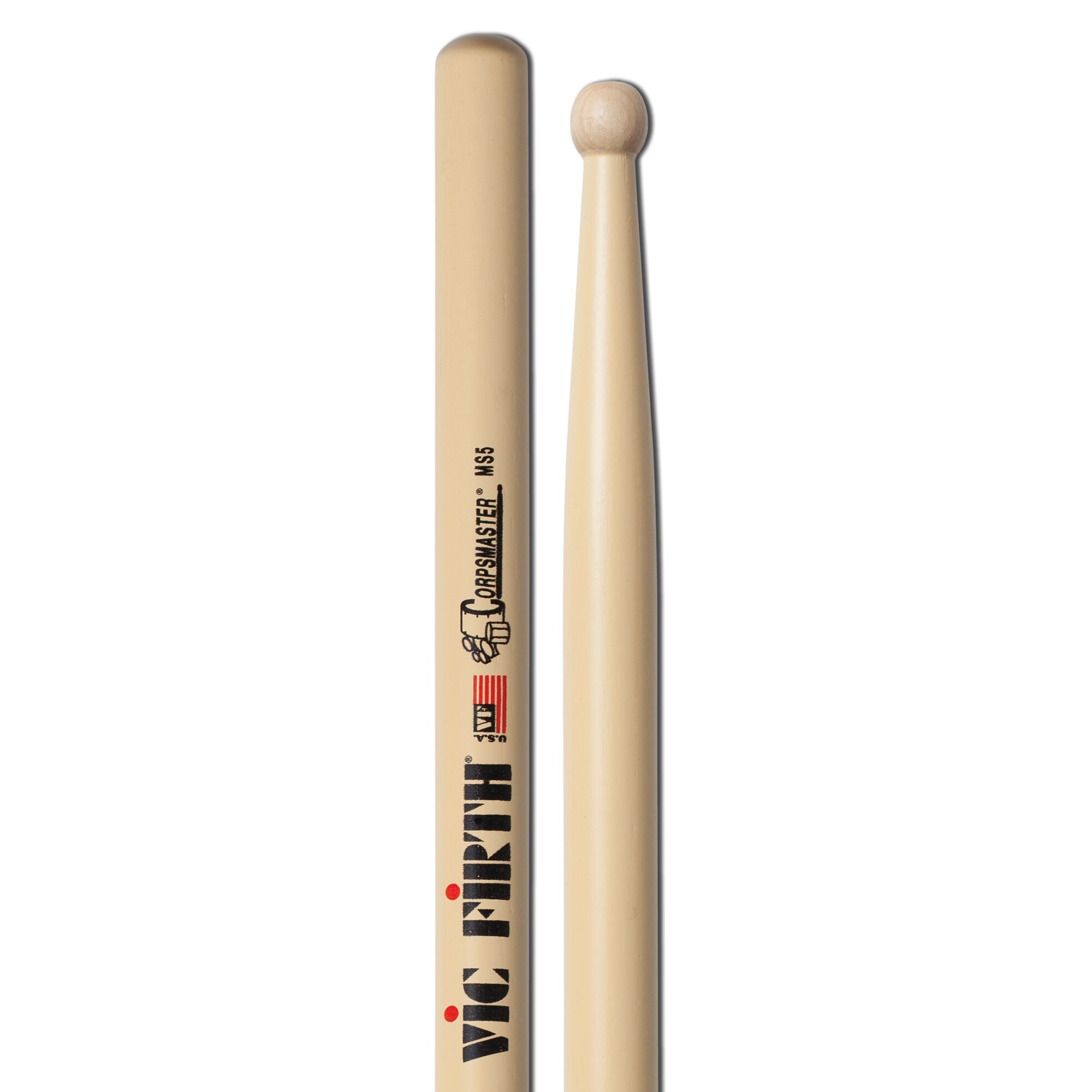 vic-firth-corpsmaster-ms5-snare-drumsticks image 4