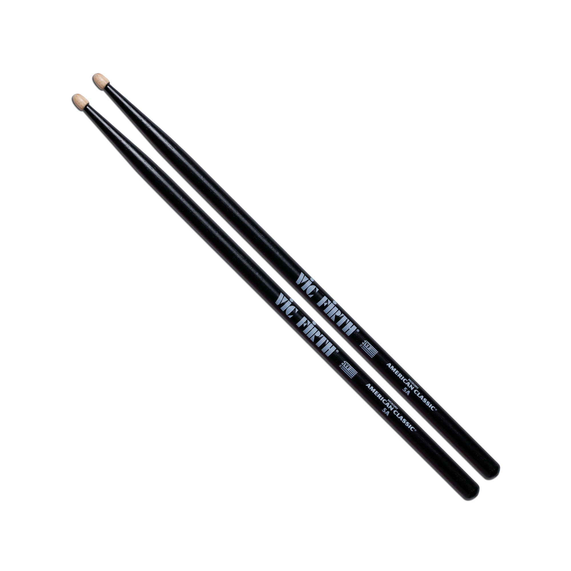 vic-firth-american-classic-5a-black-drumsticks image 1