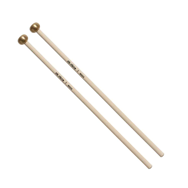 vic-firth-m454-articulate-series-keyboard-mallet-7-8-brass-oval image 1