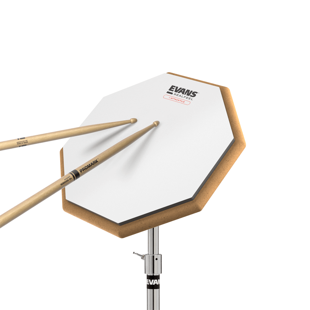 evans-realfeel-attacktile-drum-pad-10-scholastic-pack-mit-st-nder image 1