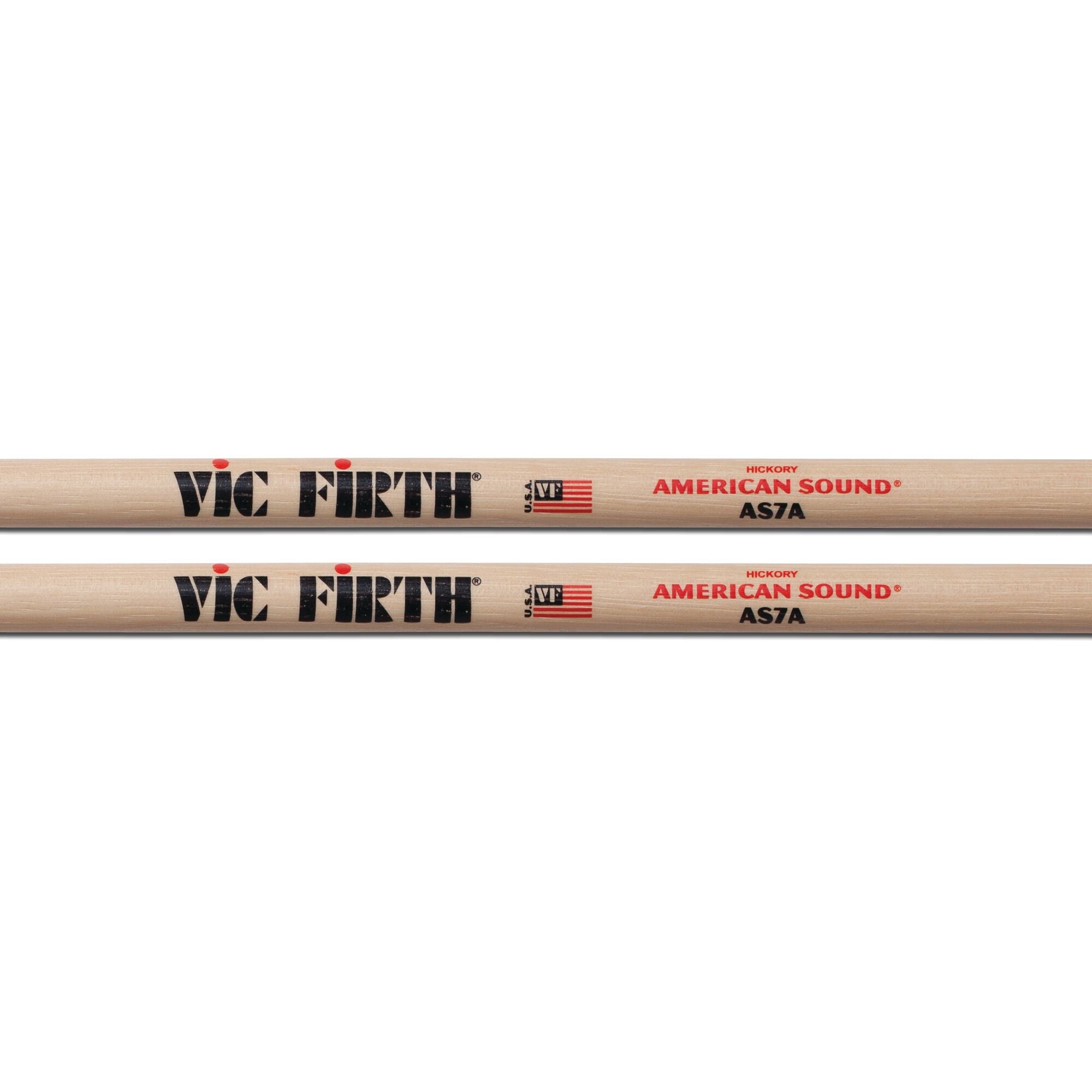 vic-firth-american-sound-7a-drumsticks-mit-rundkopf image 2