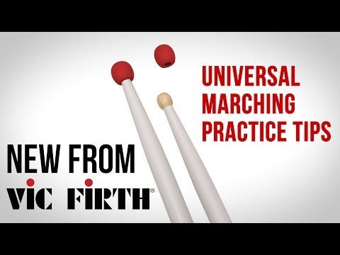 vic-firth-universal-marching-practice-tips-marschtrommel-bungs-aufs-tze-2-paar image 2