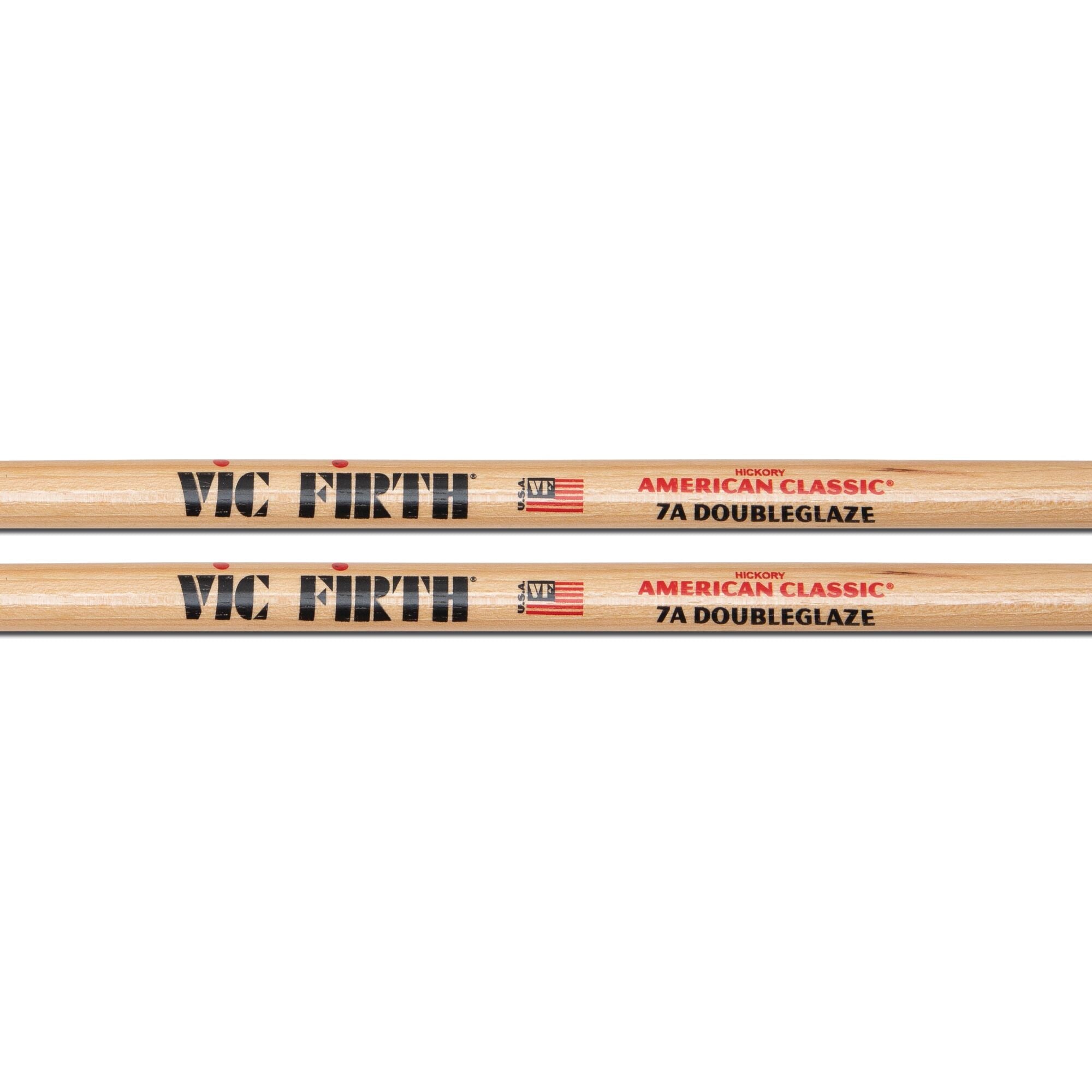 vic-firth-american-classic-7a-doubleglaze-drumsticks-hickory image 2