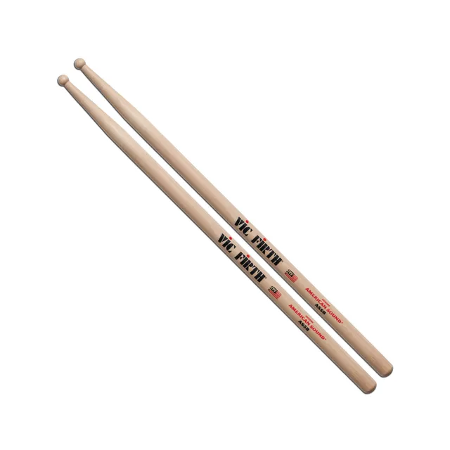 vic-firth-american-sound-5b-round-tip-drumsticks image 1