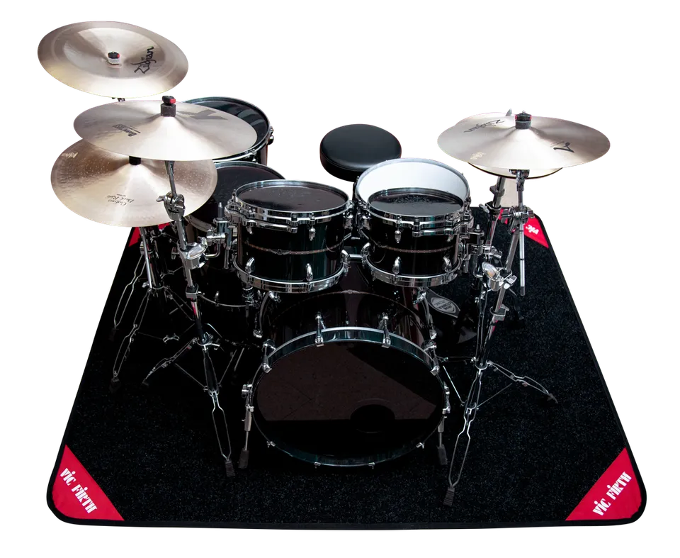 vic-firth-deluxe-drum-rug-schlagzeugteppich-mit-tasche image 1