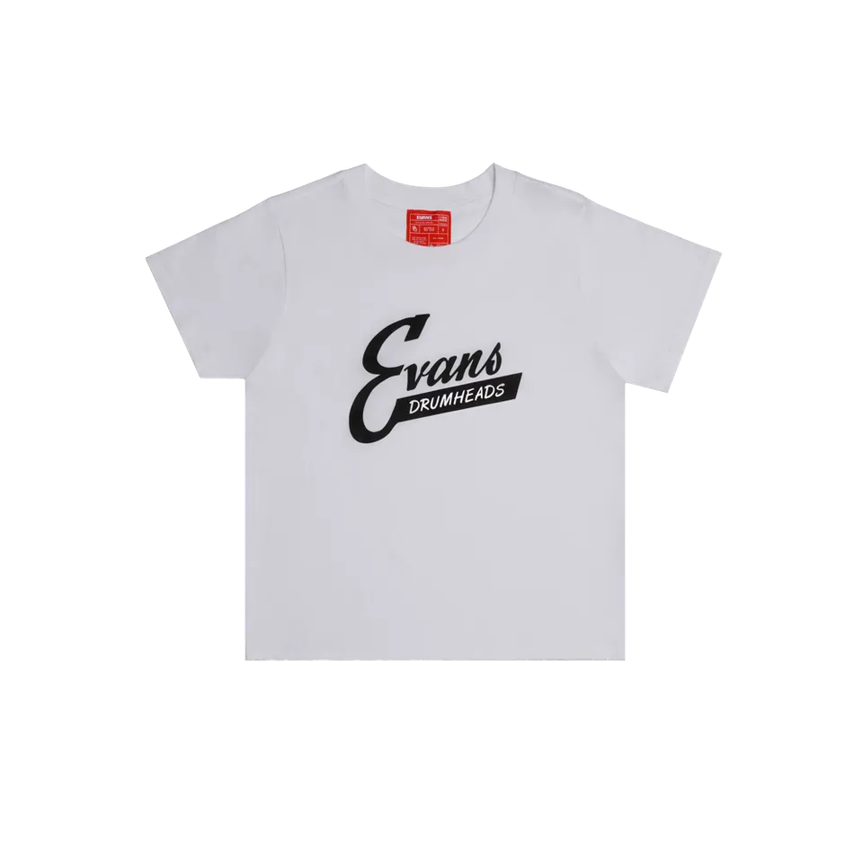 evans-retro-cropped-t-shirt-damen-vintage-logo-relaxed-fit image 1
