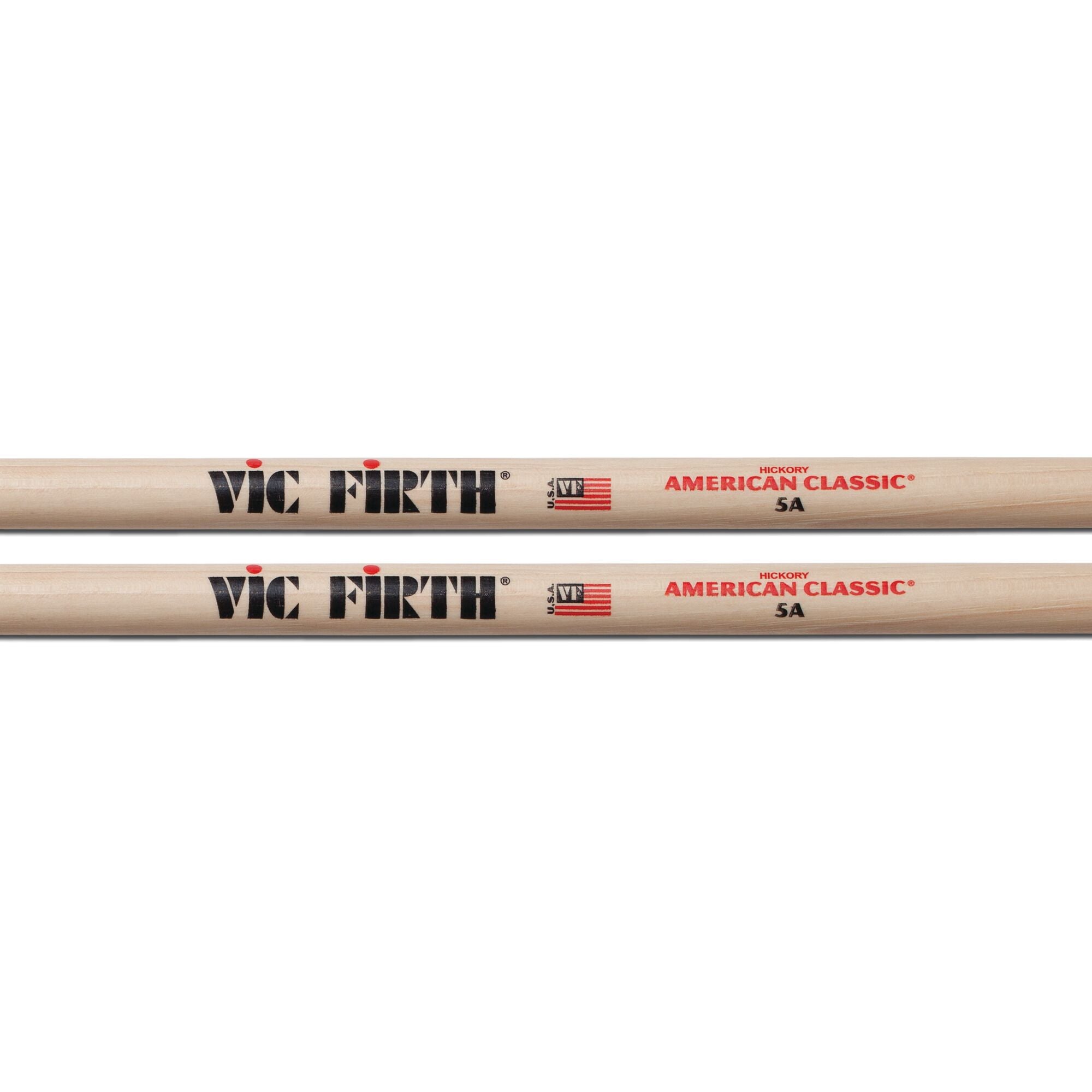 vic-firth-american-classic-5a-drumsticks-hickory-holzkopf image 2