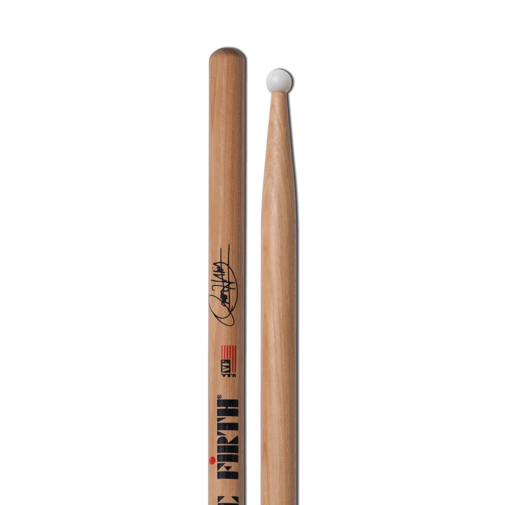 vic-firth-signature-omar-hakim-nylon-drumsticks-honey-hickory image 4