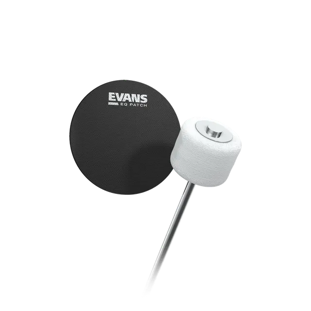 evans-eqpb1-eq-black-nylon-bass-drum-single-patch-einzelflick image 1