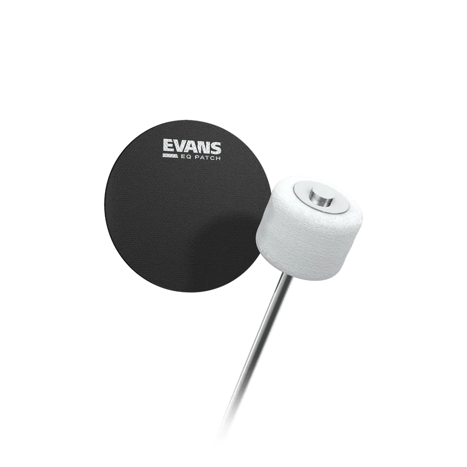 evans-eqpb1-eq-black-nylon-bass-drum-single-patch-einzelflick image 1