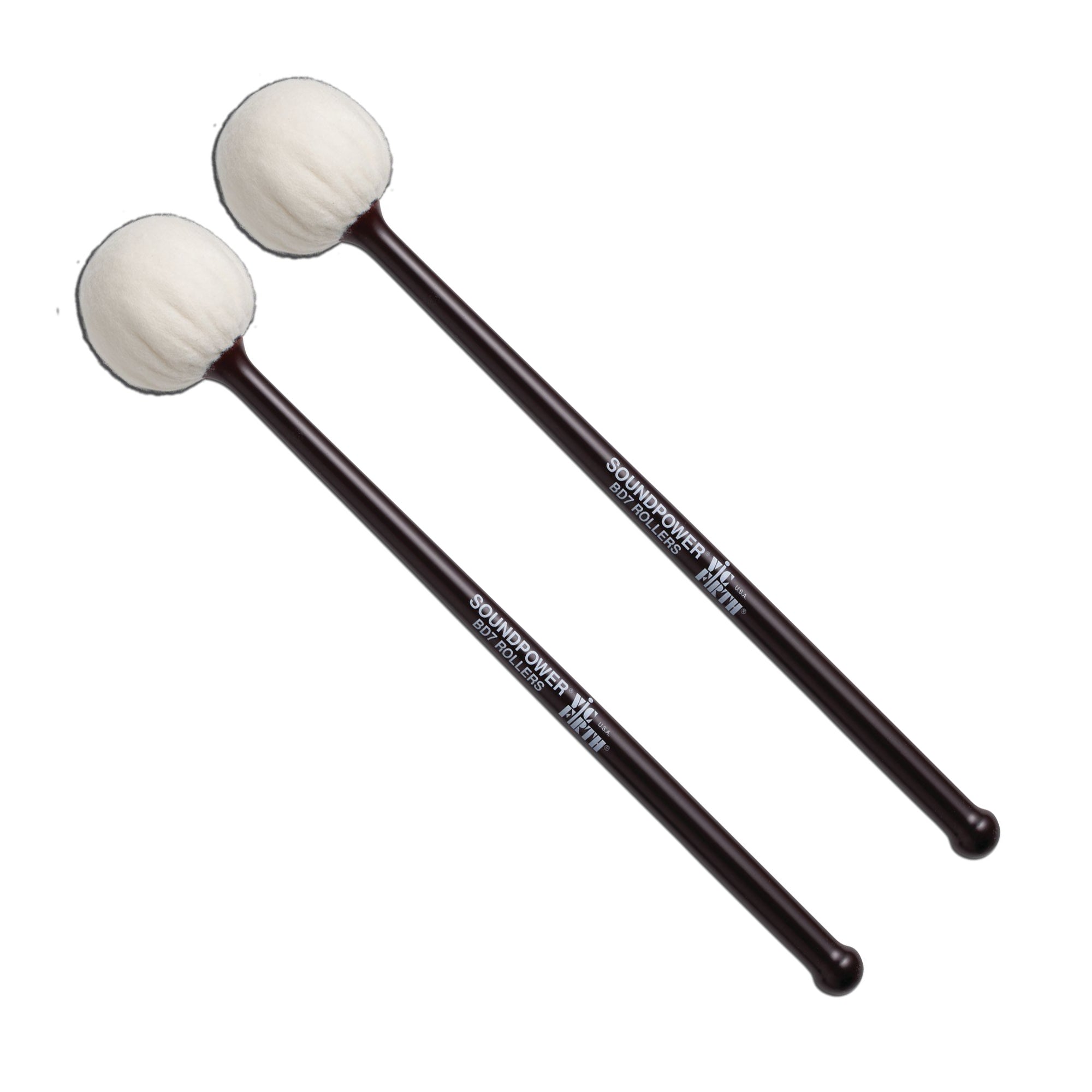 vic-firth-bd7-soundpower-bass-drum-rollers-mallets image 1