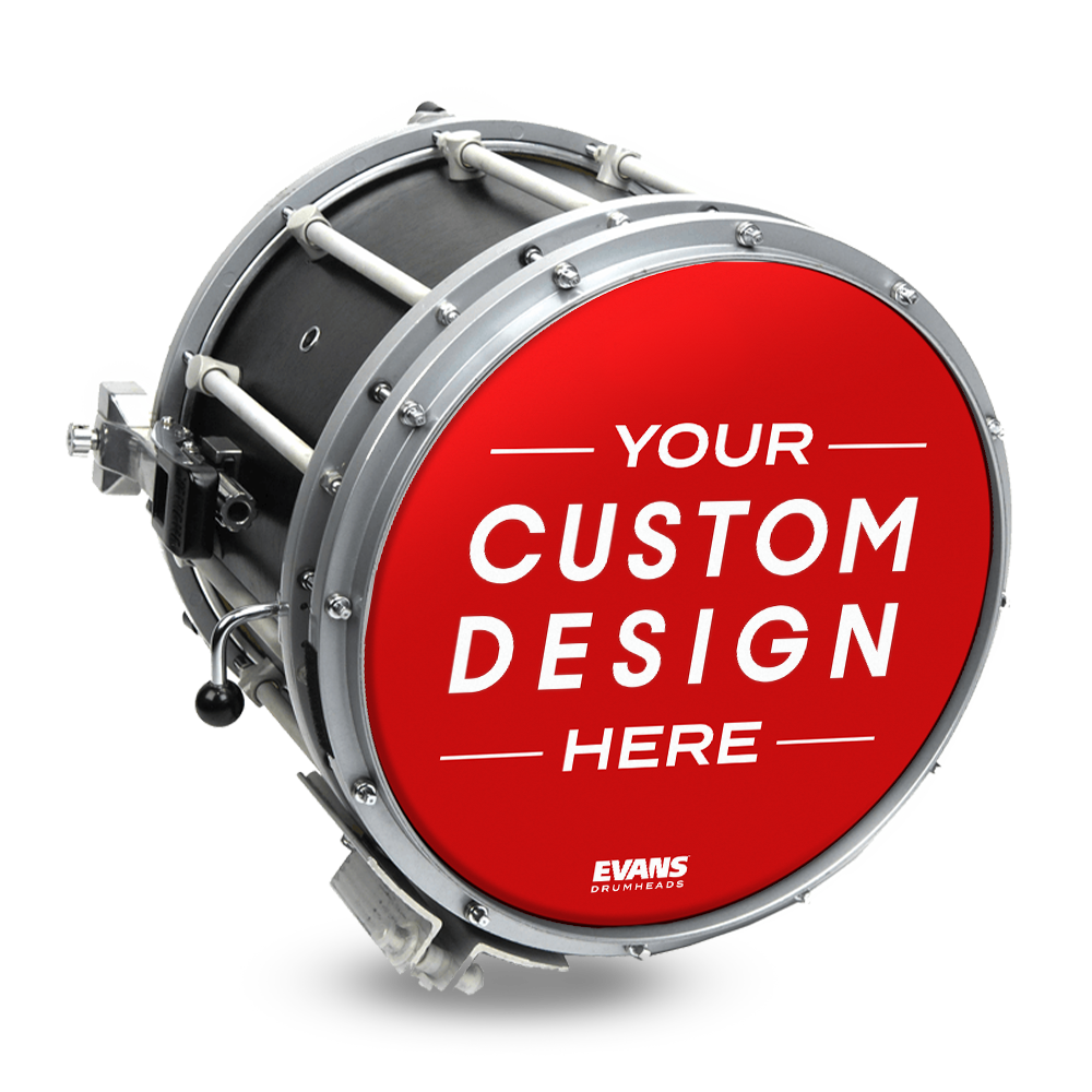 evans-custom-marching-bass-drumhead-mx2-individuell-bedruckbar image 1