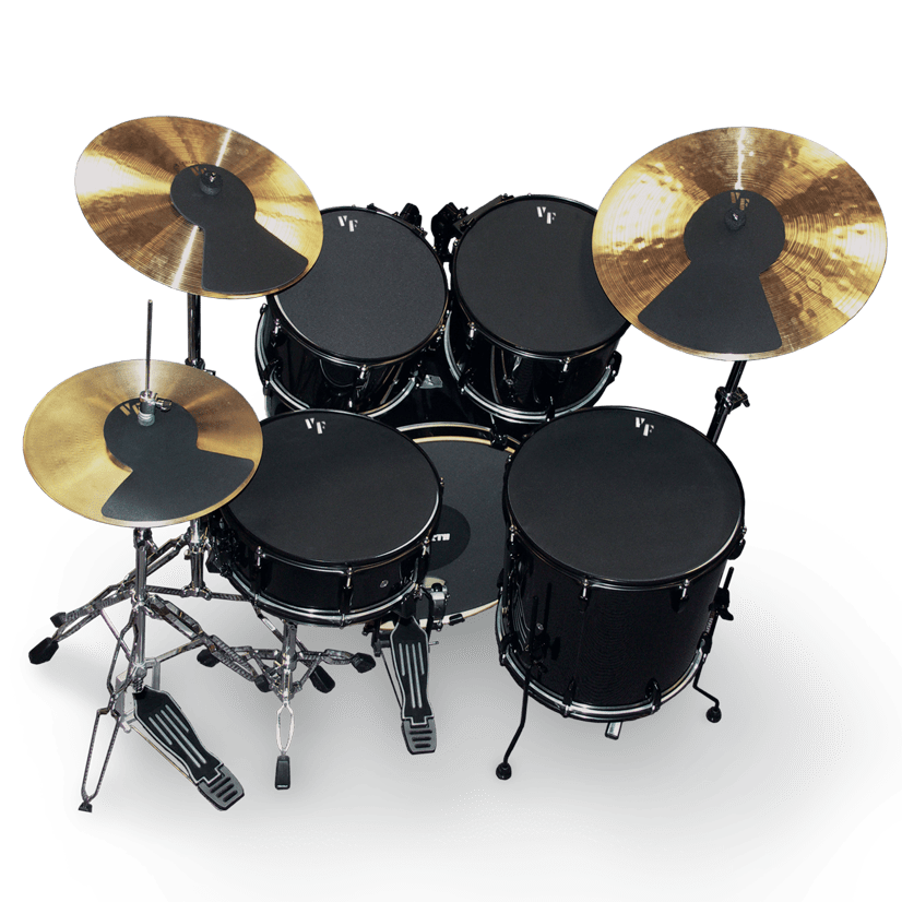 vic-firth-drum-cymbal-mute-prepack-d-mpfungs-set-8-teilig image 1