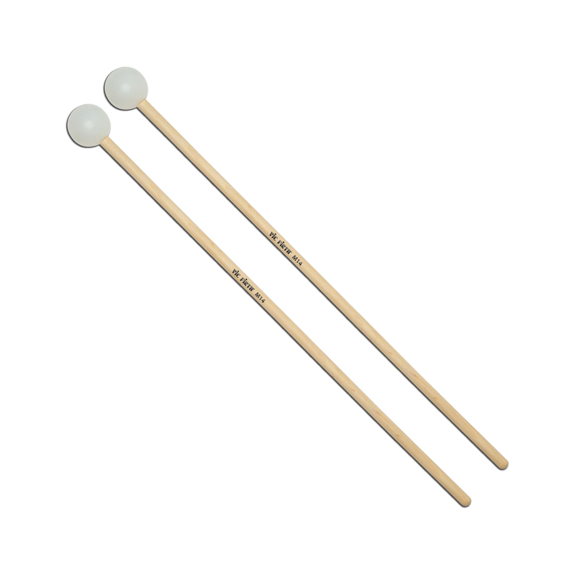 vic-firth-m14-american-custom-keyboard-mallets-soft-white-poly image 1