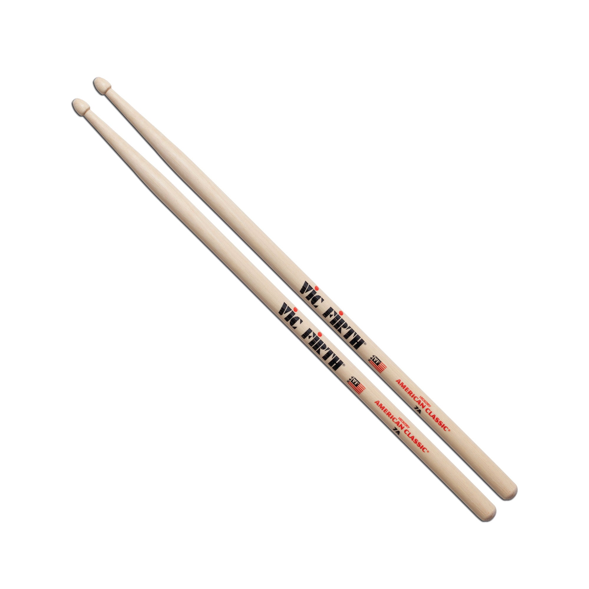 vic-firth-american-classic-7a-drumsticks-hickory image 1