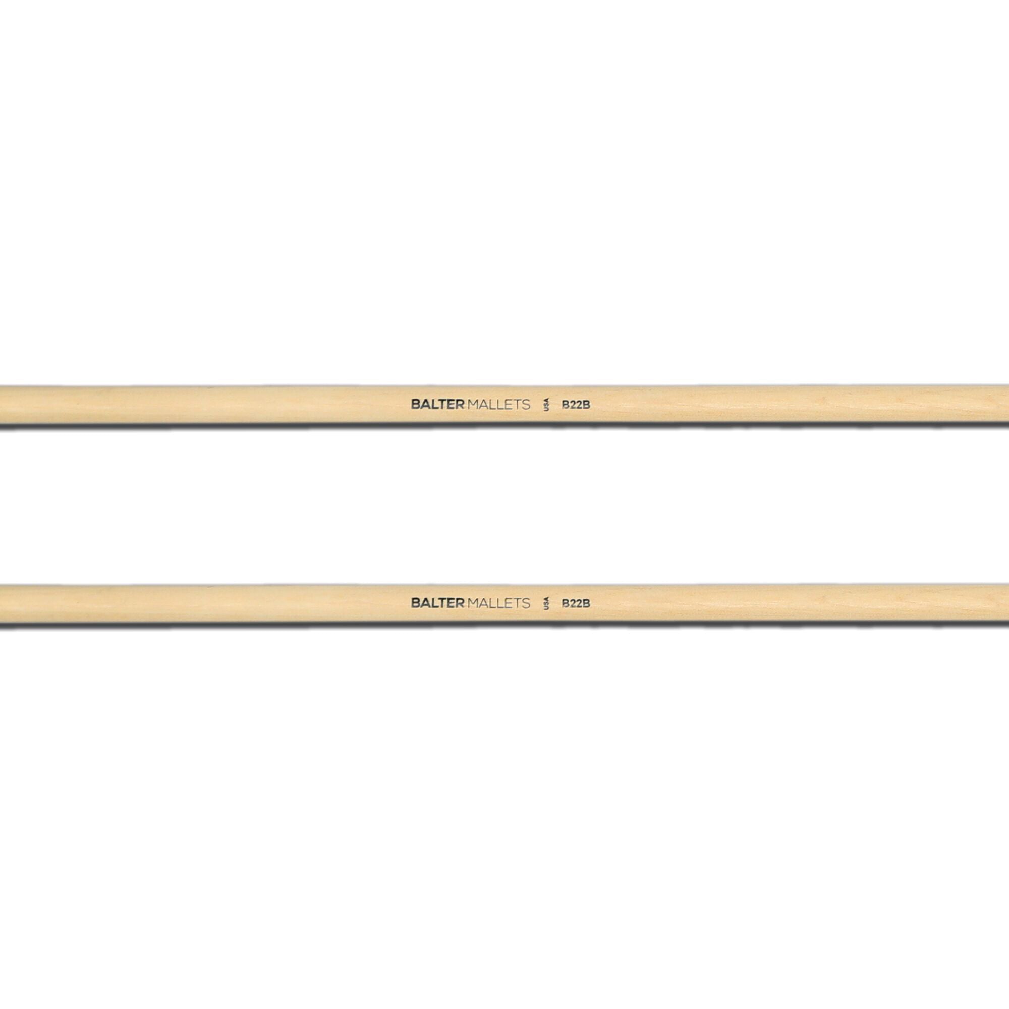 vic-firth-b22-pro-vibe-vibraphon-mallets-medium-hard-green-cord image 2