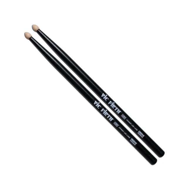 vic-firth-corpsmaster-johnny-lee-lane-signature-marching-snare-sticks-hickory image 1