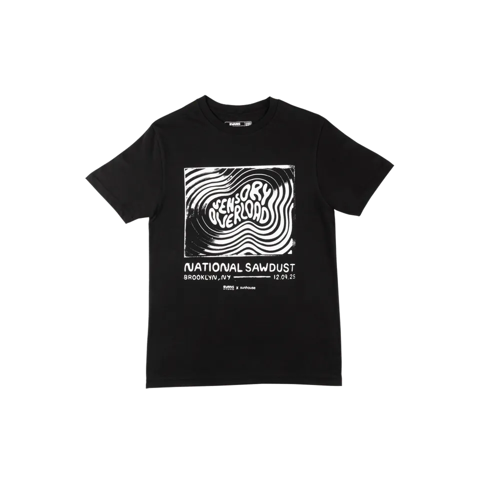 evans-sensory-overload-event-t-shirt image 1