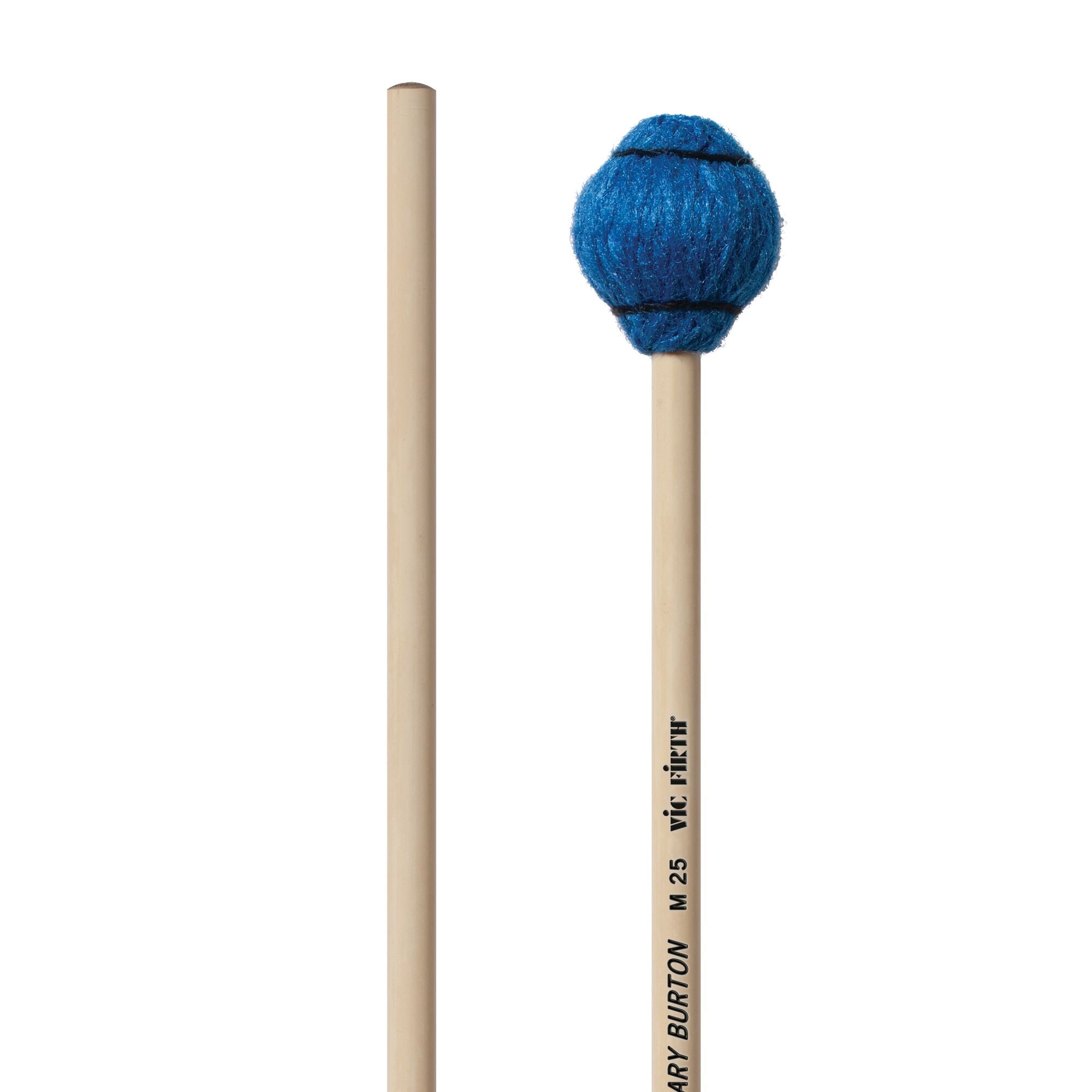 vic-firth-m25-gary-burton-yarn-vibraphon-mallets-rattan image 4