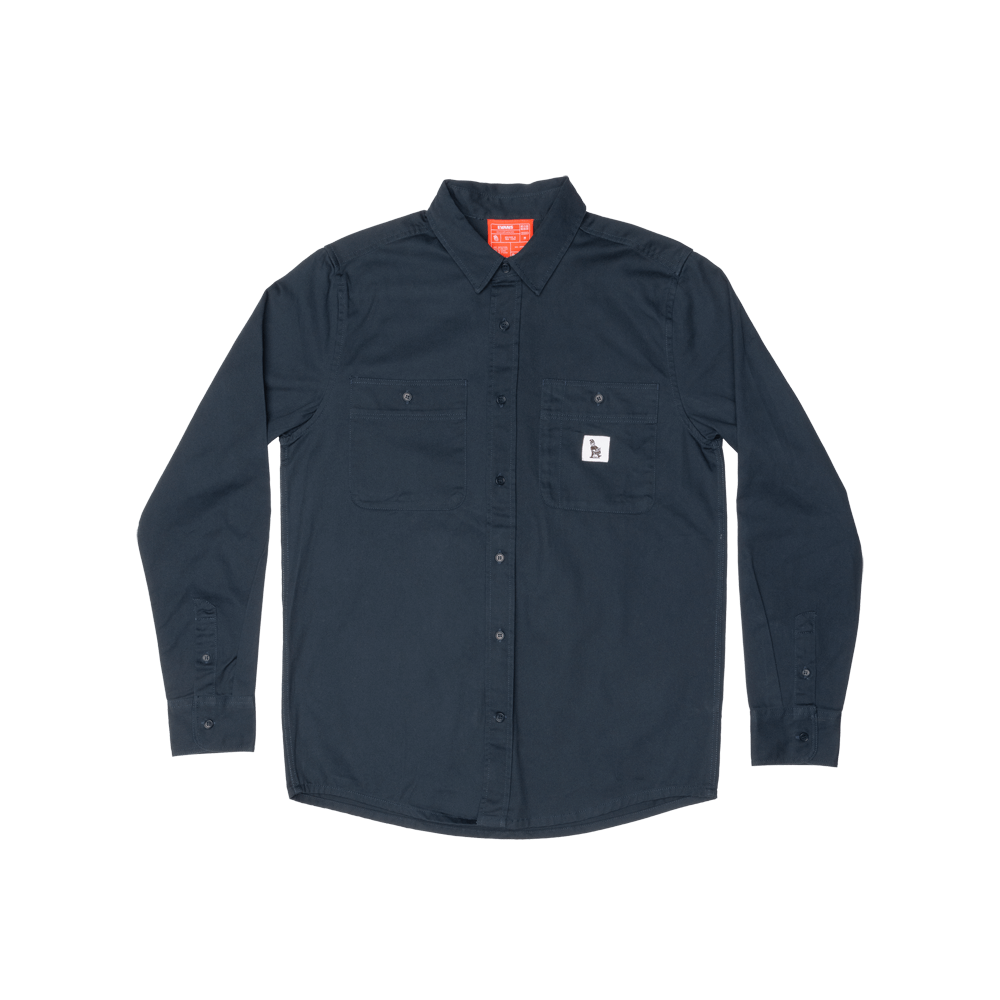 evans-heritage-work-shirt-arbeitshemd-navy-lange-rmel image 4