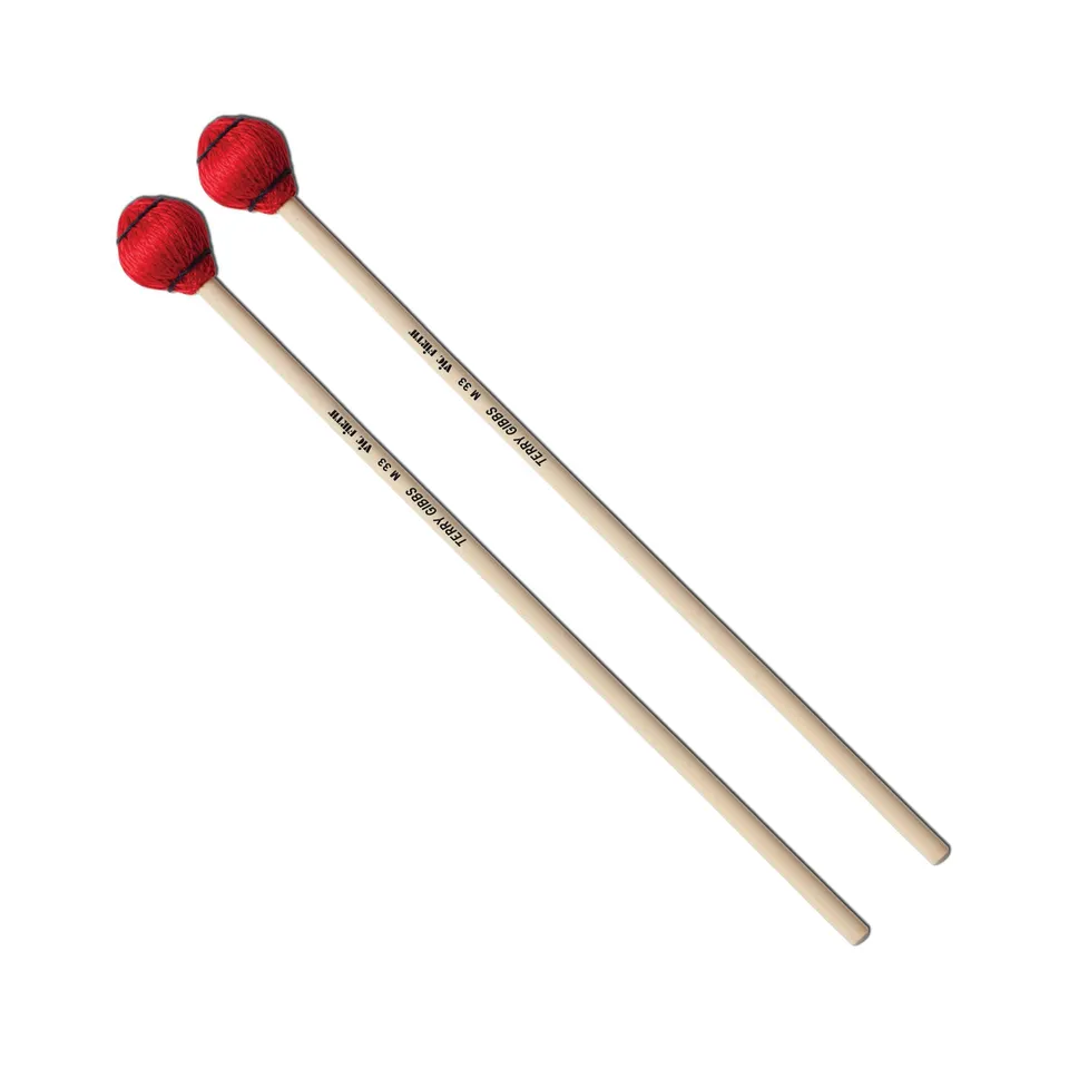 vic-firth-m33-terry-gibbs-signature-keyboard-mallets-hard-red-cord image 1