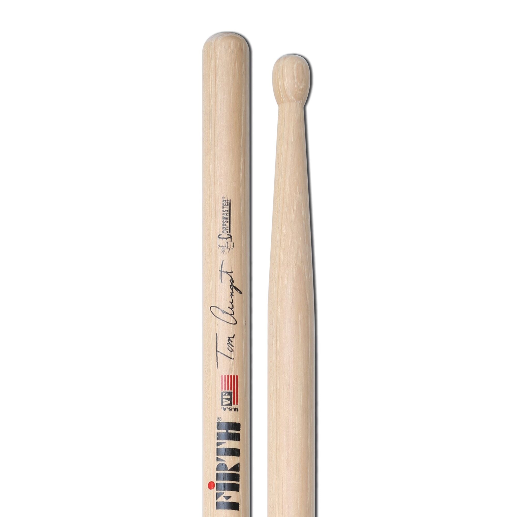 vic-firth-corpsmaster-tom-aungst-signature-snare-drumsticks image 4
