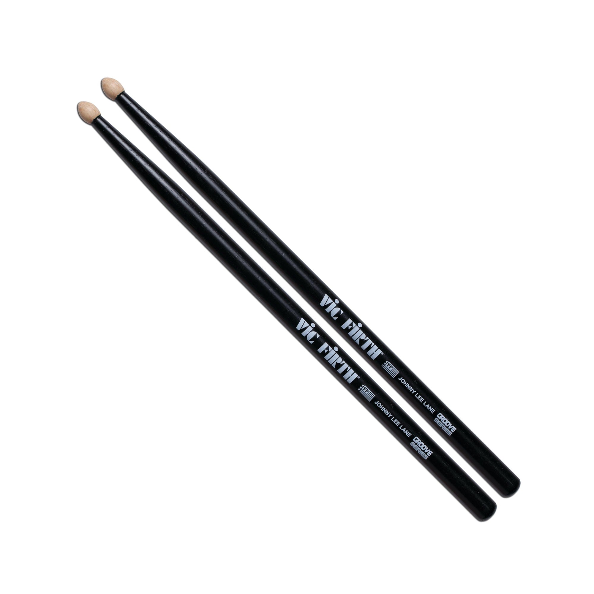 vic-firth-corpsmaster-johnny-lee-lane-signature-marching-snare-sticks-hickory image 1