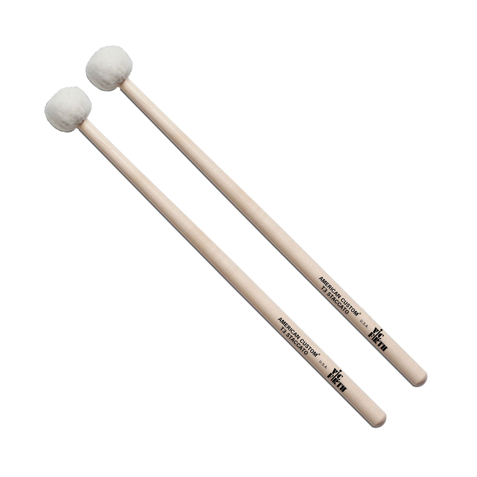 vic-firth-t3-american-custom-timpani-staccato-mallets image 1