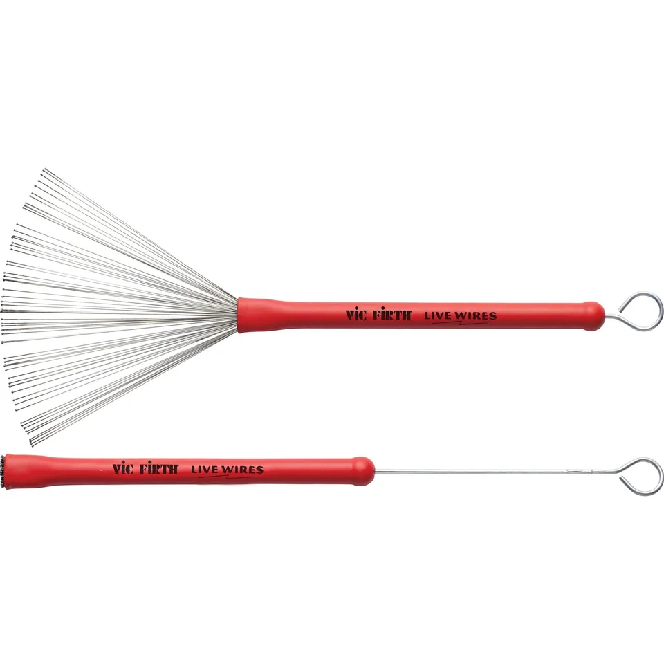 vic-firth-live-wires-retractable-brushes-mit-kugelspitze image 1