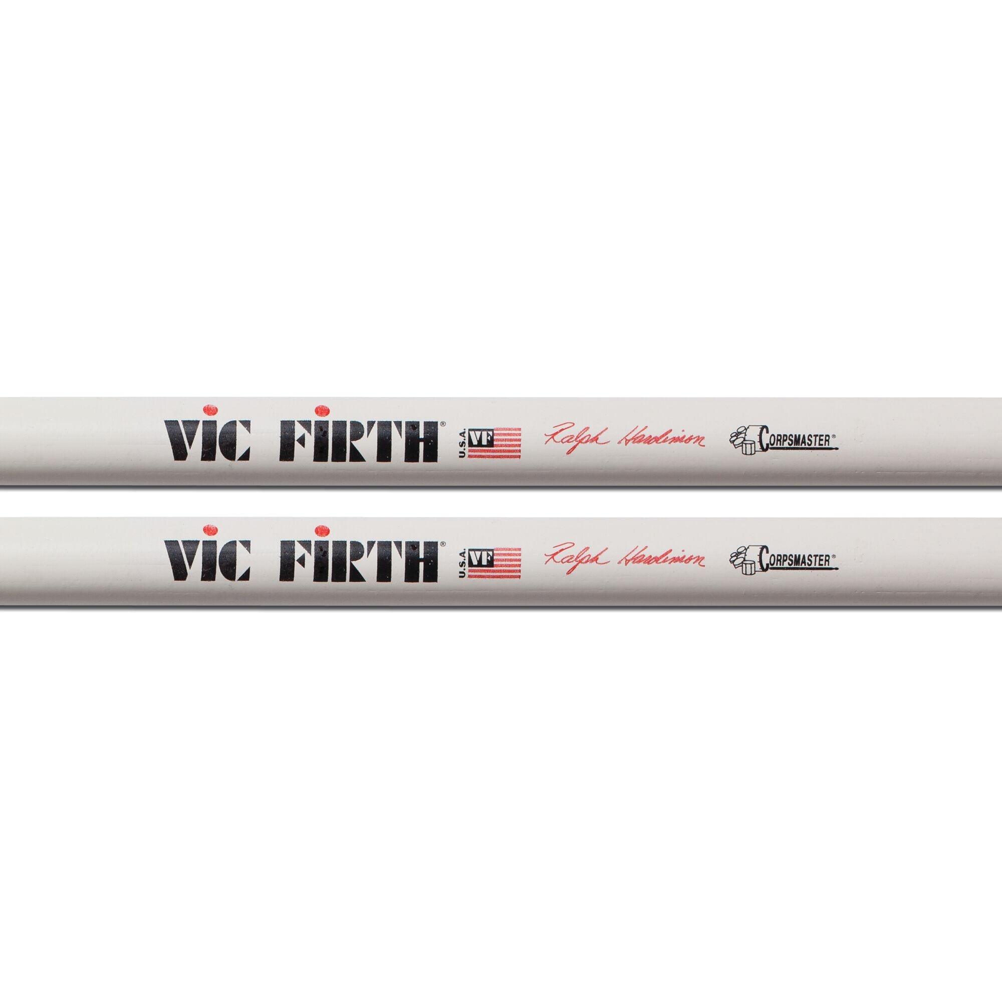 vic-firth-corpsmaster-ralph-hardimon-snare-drumsticks-nylon image 2