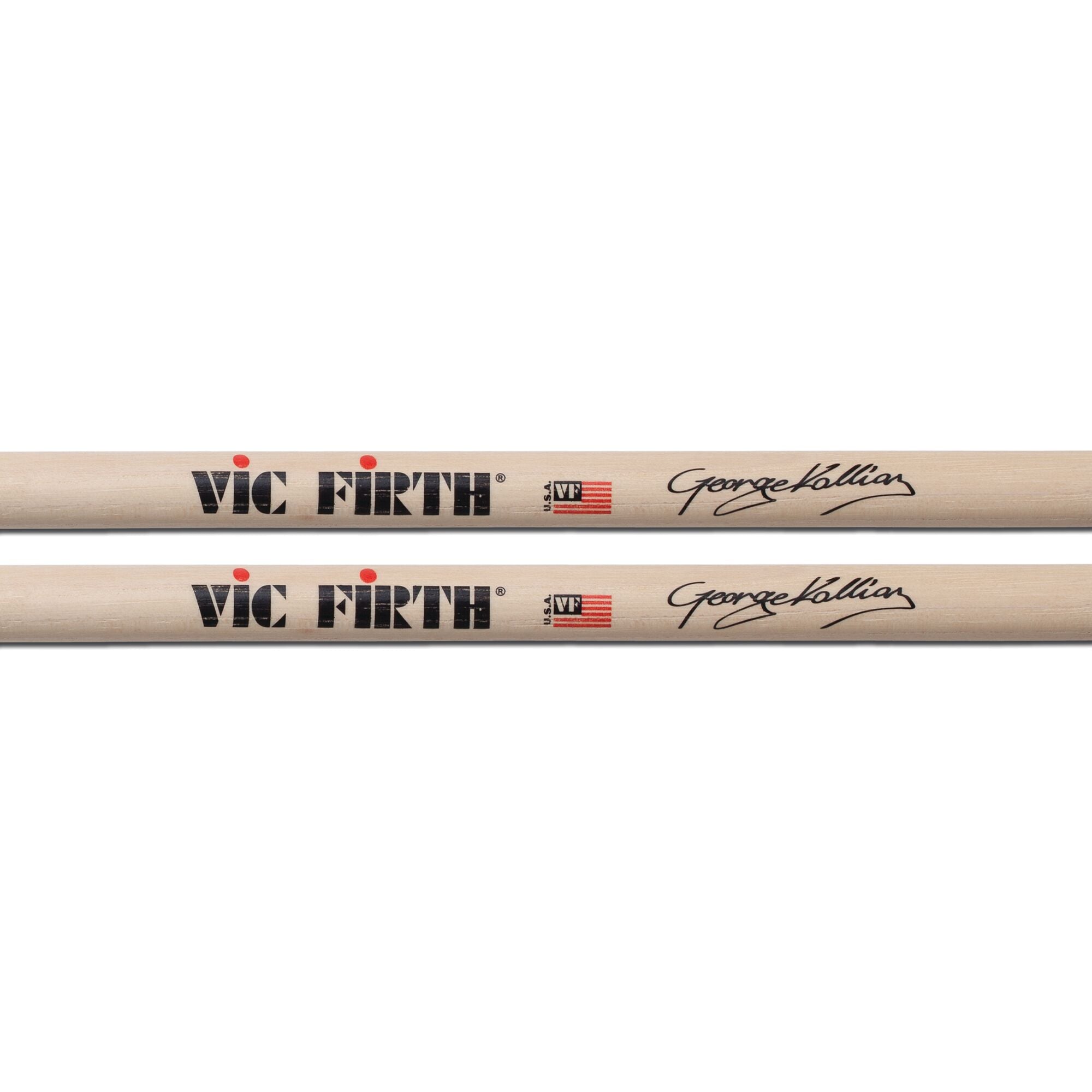 vic-firth-signature-george-kollias-drumsticks-metal image 2