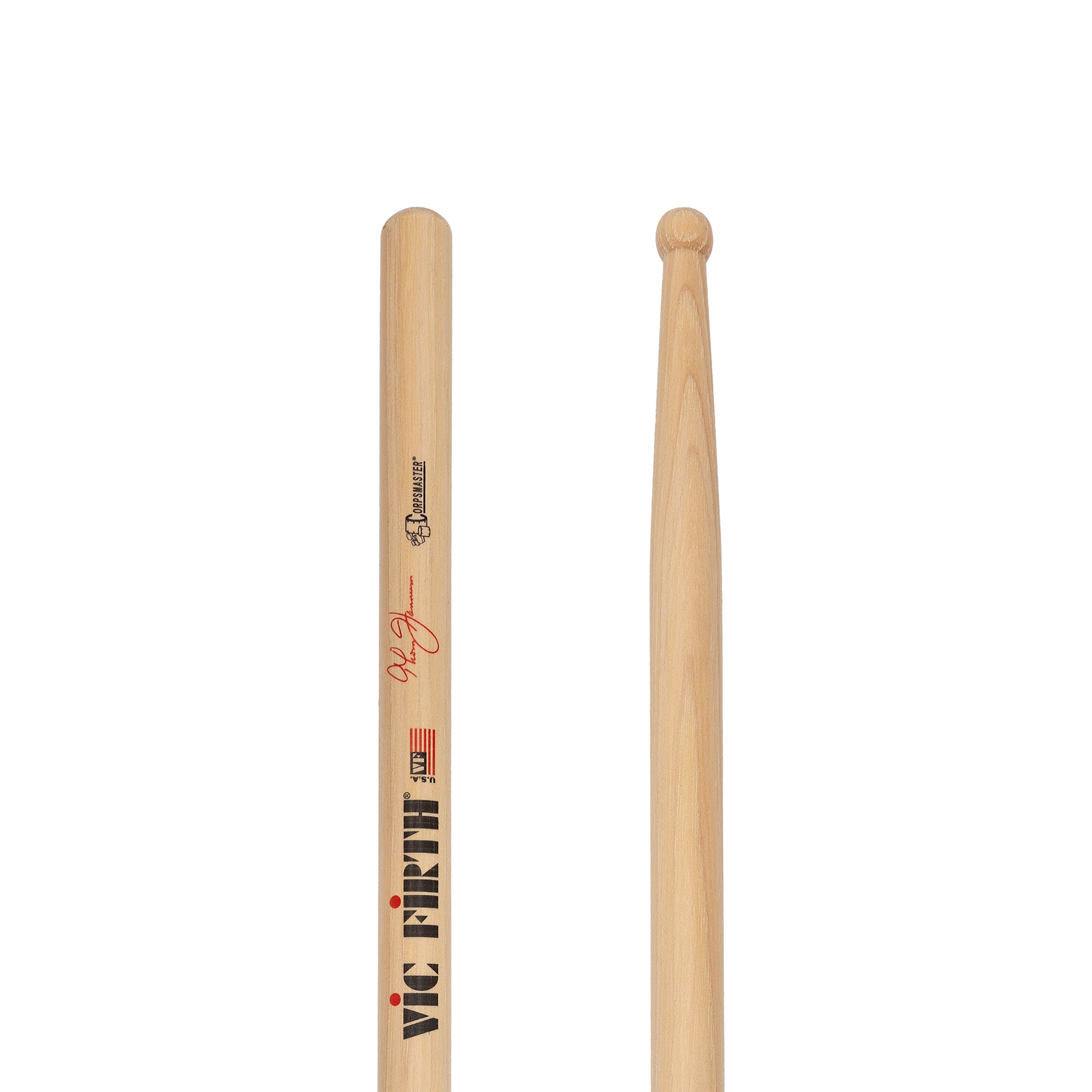 vic-firth-corpsmaster-thom-hannum-marching-snare-sticks image 4