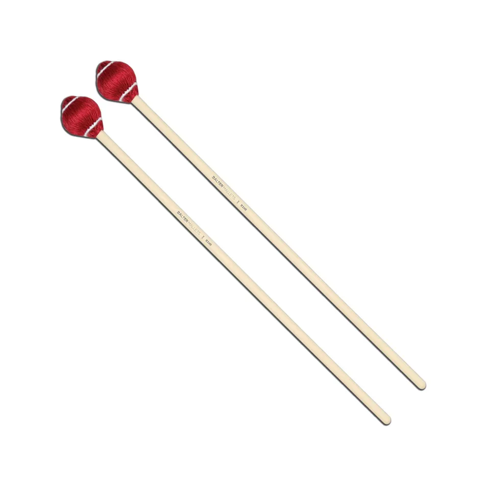vic-firth-b24-pro-vibe-soft-red-cord-vibraphon-mallets image 1
