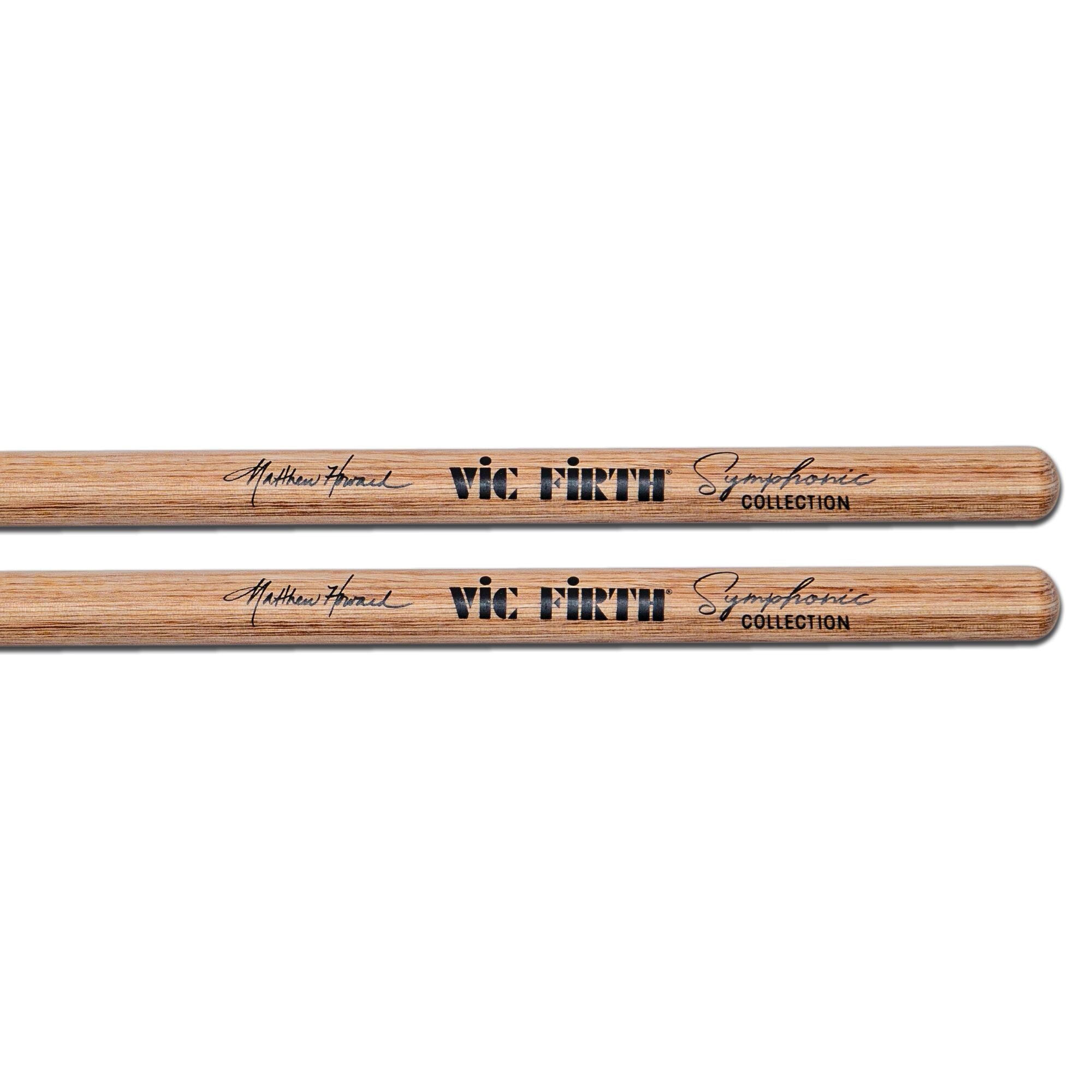 vic-firth-symphonic-collection-matt-howard-signature-concert-snare-drumsticks image 2