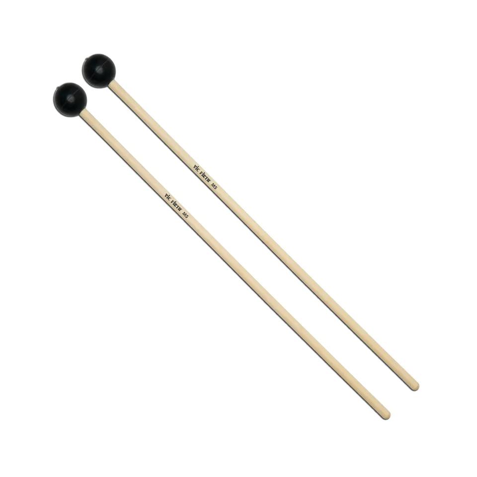 vic-firth-m5-american-custom-keyboard-mallets-medium-black-rubber image 1