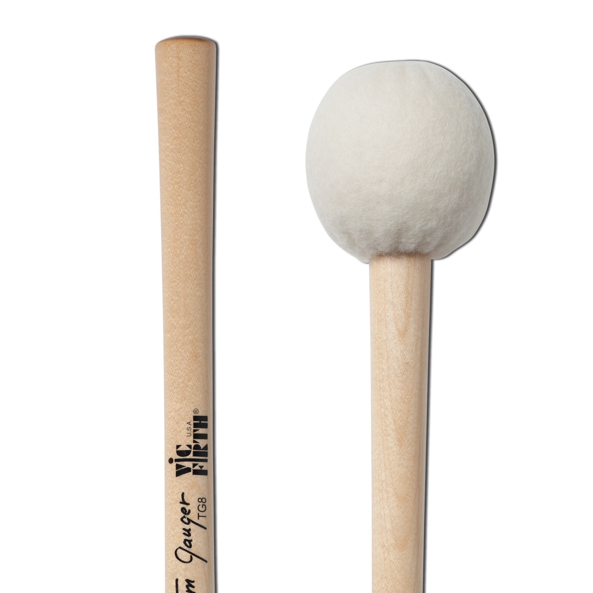 vic-firth-tg08-tom-gauger-staccato-mallet-f-r-bass-drum-gong image 4