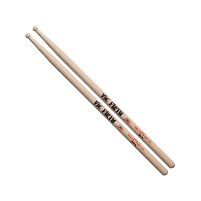 vic-firth-american-sound-7a-drumsticks-mit-rundkopf image 1