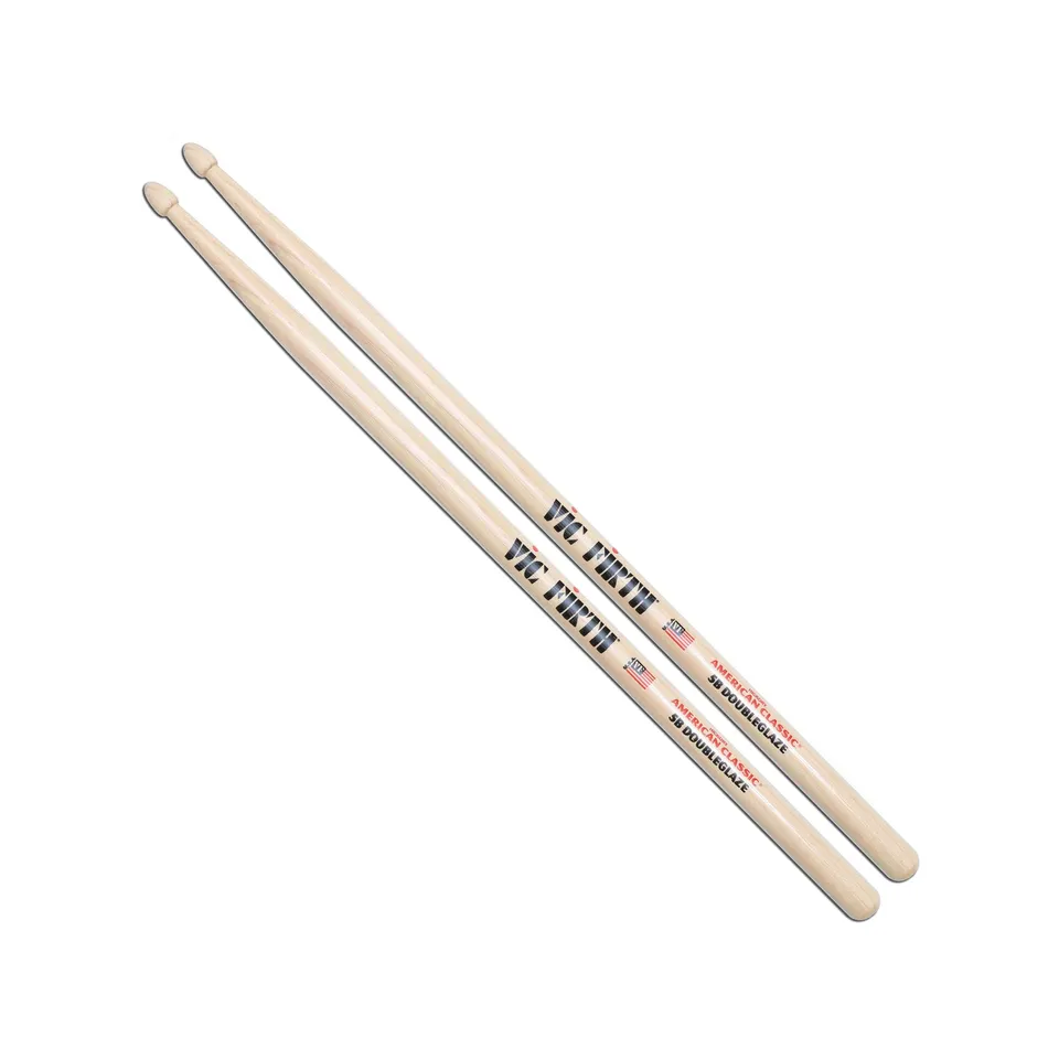 vic-firth-american-classic-5b-doubleglaze-drumsticks image 1