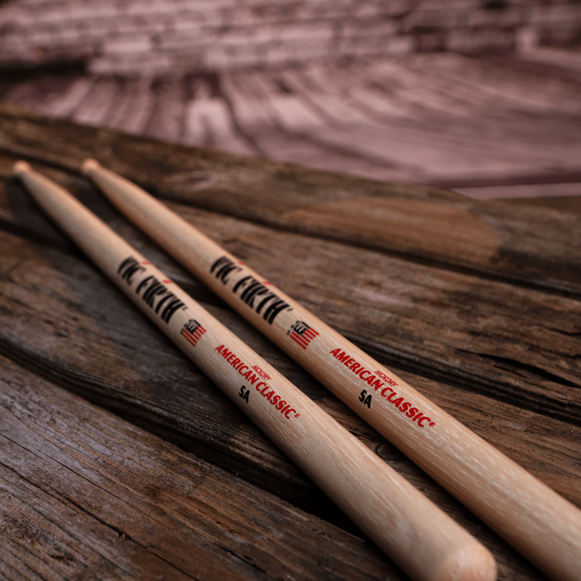vic-firth-american-classic-5a-drumsticks-hickory-holzkopf image 5