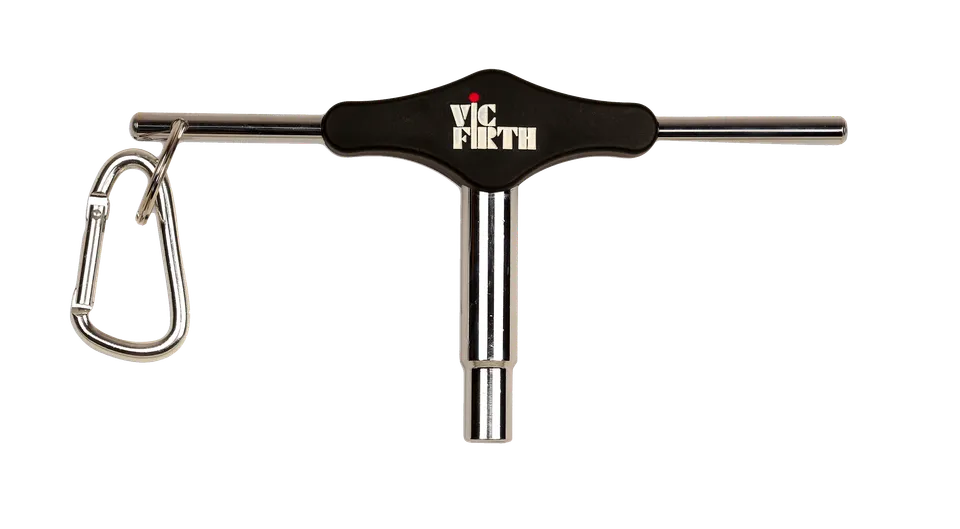 vic-firth-high-tension-stimmschl-ssel-mit-t-griff-und-karabiner image 1