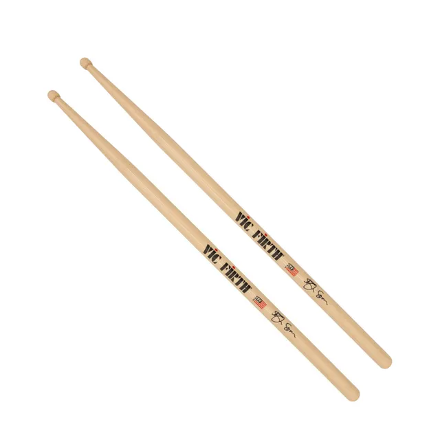 vic-firth-ash-soan-signature-5a-drumsticks-doubleglaze image 1