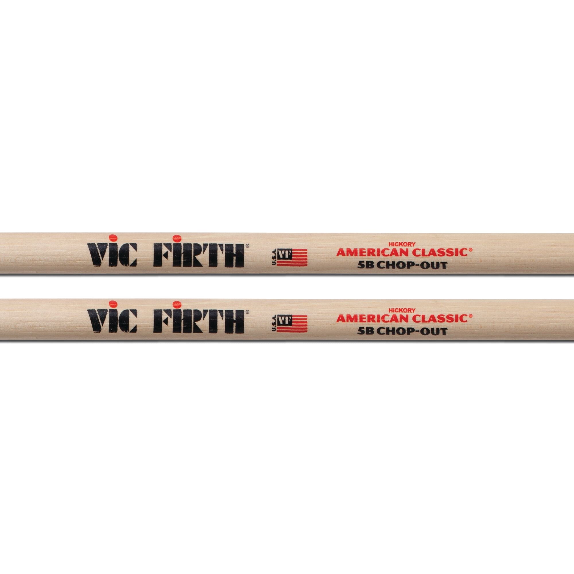 vic-firth-american-classic-5b-chop-out-bungs-drumsticks-mit-gummikopf image 2