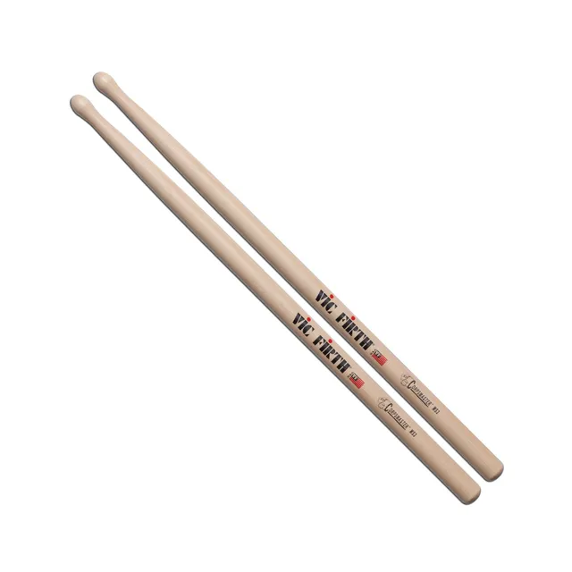vic-firth-corpsmaster-ms3-snare-drumsticks-marching image 1
