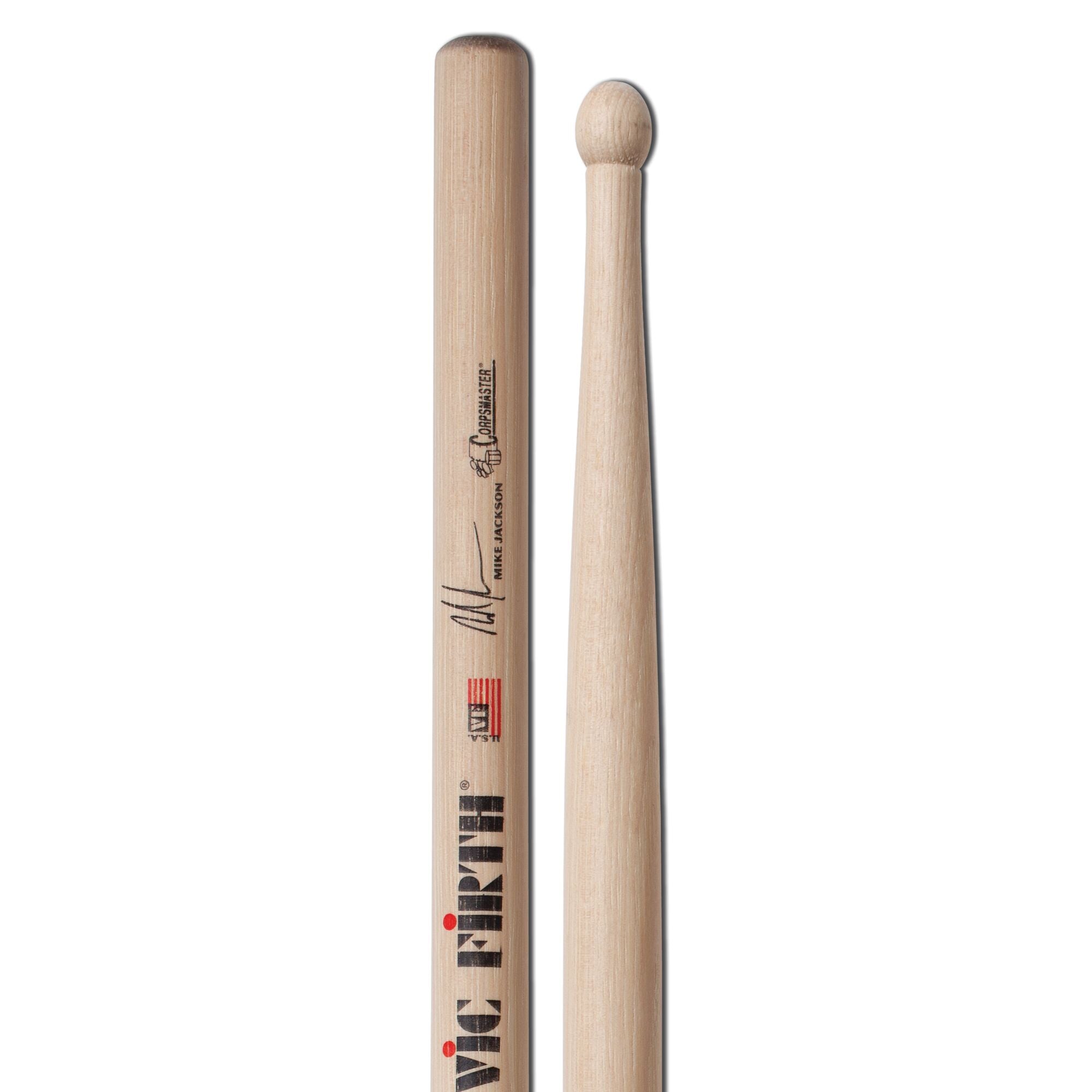vic-firth-corpsmaster-mike-jackson-signature-snare-drumsticks image 4